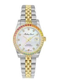 Mathey-Tissot Mathy Rainbow Quartz White Dial Ladies Watch