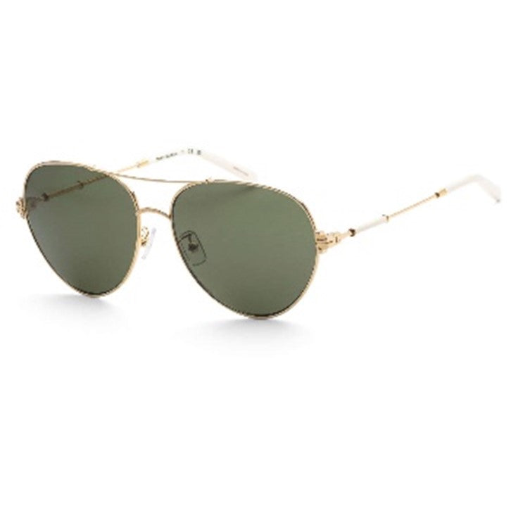 TORY BURCH WOMEN'S GOLD AVIATOR SUNGLASSES