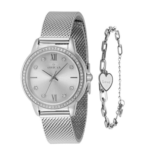 Invicta Angel Women's Watch - 30mm, Steel With Bracelet Set