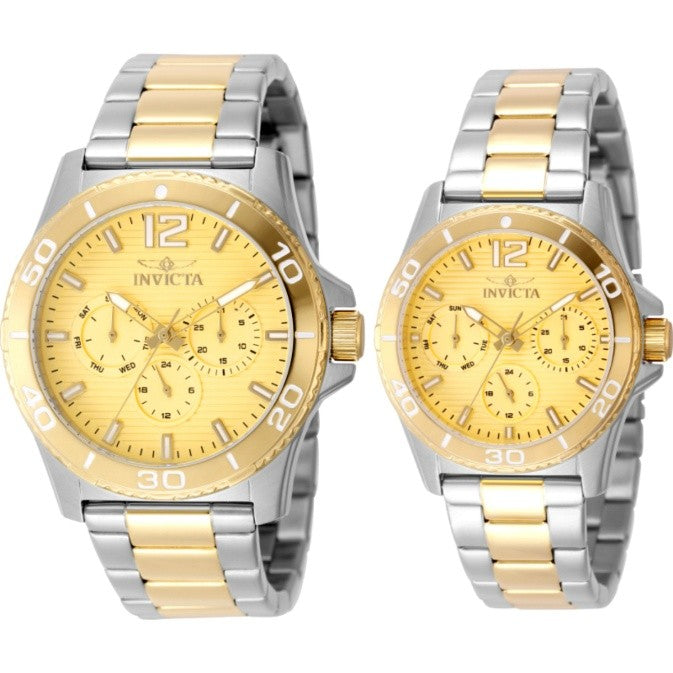 Invicta Celestial Women's & Men's Watch Set - 42mm & 34mm, Gold, Steel