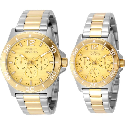 Invicta Celestial Women's & Men's Watch Set - 42mm & 34mm, Gold, Steel