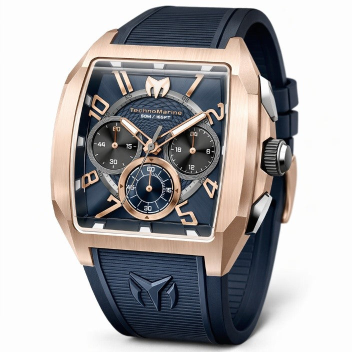 TechnoMarine Aqua Quadrant Men's Watch - 41mm, Blue
