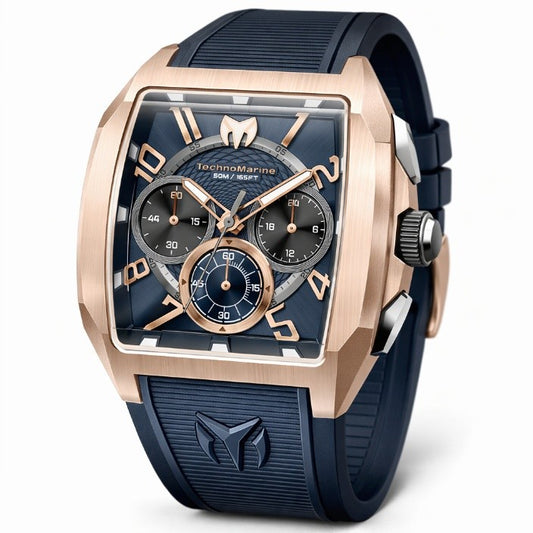 TechnoMarine Aqua Quadrant Men's Watch - 41mm, Blue