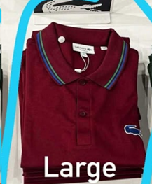 Lacoste Polo Men Size Large