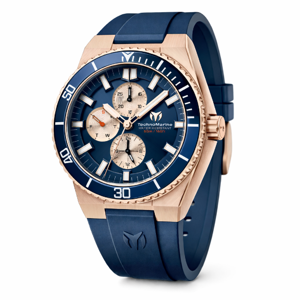 TechnoMarine La Pelagia Men's Watch - 43mm, Dark Blue, Navy Blue