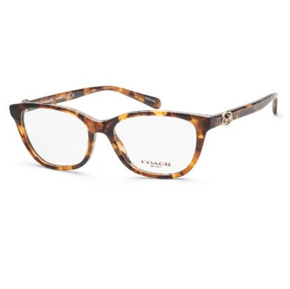 COACH WOMEN'S BROWN RECTANGULAR SUNGLASSES