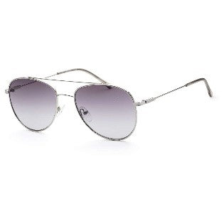 CALVIN KLEIN MEN'S SILVER AVIATOR SUNGLASSES