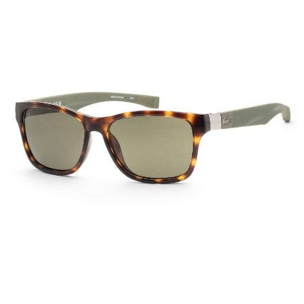 LACOSTE UNISEX BROWN RECTANGULAR SUNGLASSES