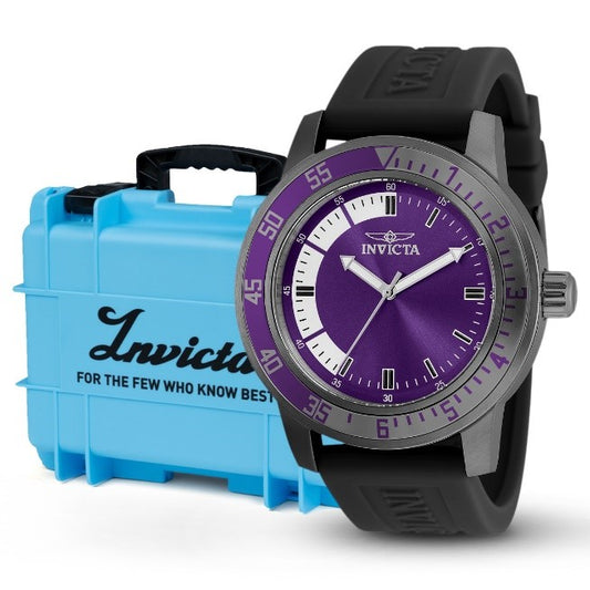 Invicta Specialty Purple, White Men's Watch Bundle - 45mm