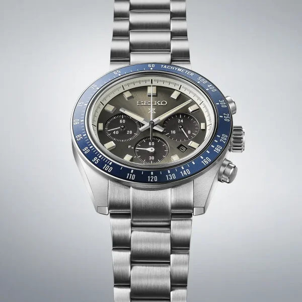 seiko21: Seiko Solar Quartz Chronograph Prospex Speedtimer SBDL111 Mens Watch 41.4mm
