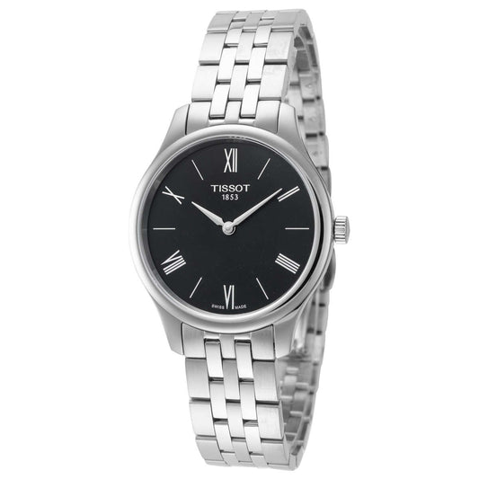 Tissot T-Classic Quartz Black Dial Women's Watch