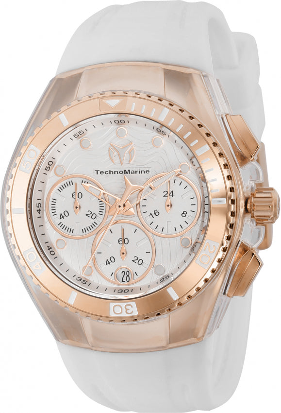 TECHNOMARINE Cruise Chronograph Quartz White Dial Ladies Watch