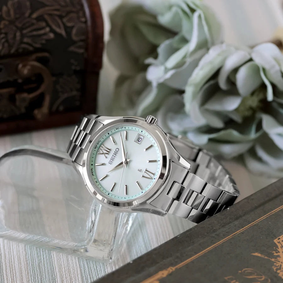 seiko94: Seiko Solar Quartz Lukia Essential Collection Limited edition HEC001J Mens Watch 37mm