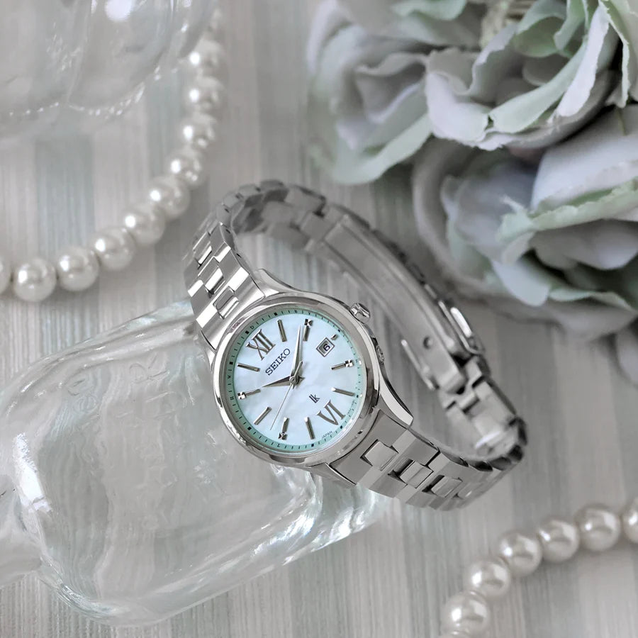 seiko107: Seiko Solar Quartz Lukia Essential Collection Limited edition HEE001J Womens Watch 27.5mm