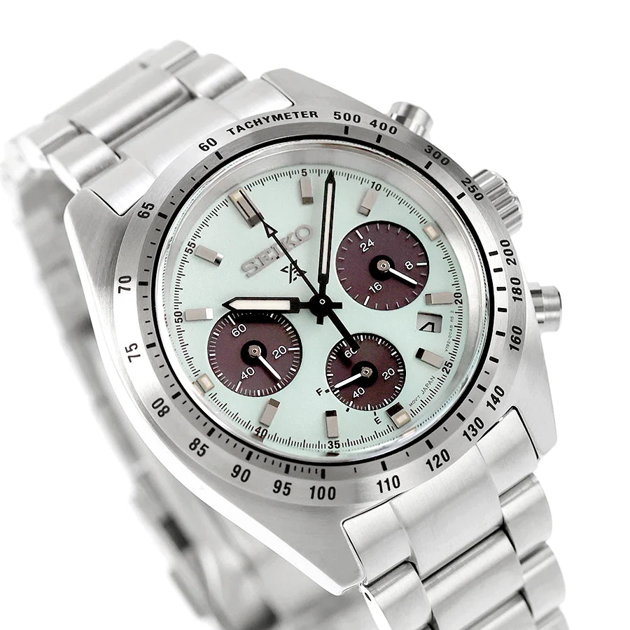 seiko32: Seiko Solar Quartz Chronograph Prospex Speedtimer SBDL129 Mens Watch 39mm