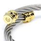 CHARRIOLStainless Yellow Gold Bangle, Size S
