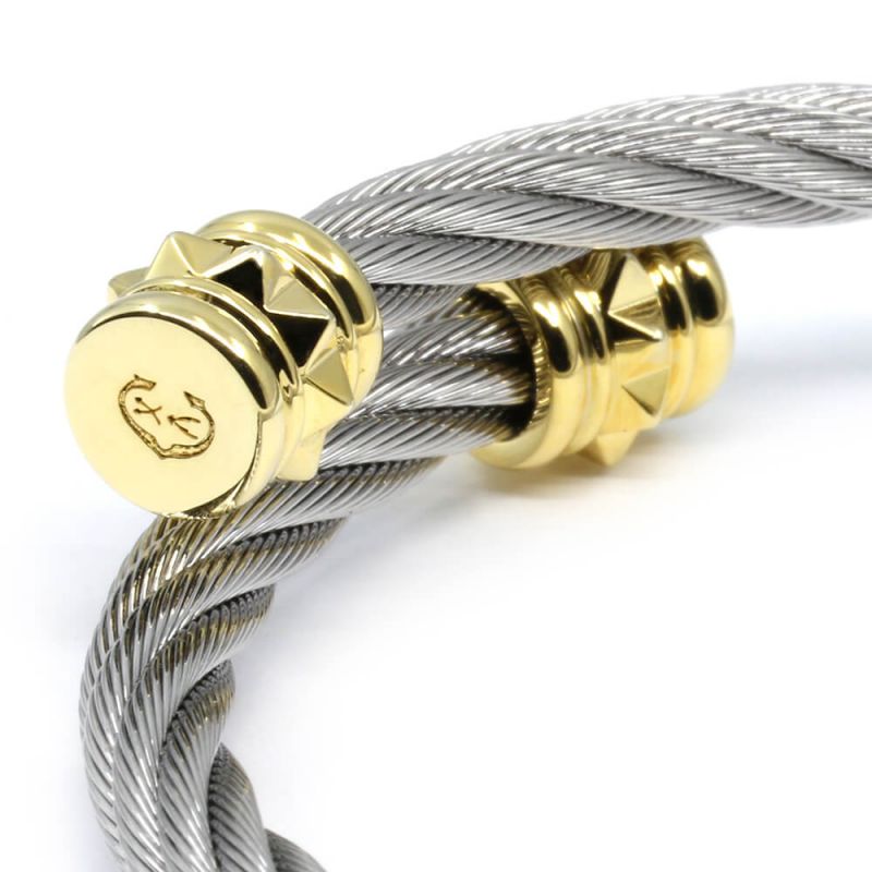 CHARRIOLStainless Yellow Gold Bangle, Size S