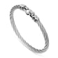 CHARRIOL Stainless Steel Cable Bangle, Size M