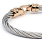 CHARRIOL Stainless Cable And Rose Gold , Size M