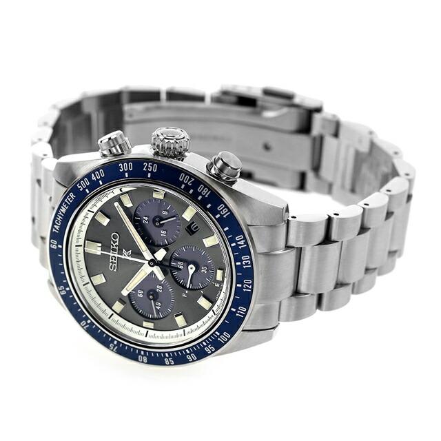 seiko21: Seiko Solar Quartz Chronograph Prospex Speedtimer SBDL111 Mens Watch 41.4mm