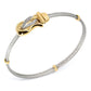 CHARRIOL Steel Cable Yellow Gold Pvd Bracelet, Size M