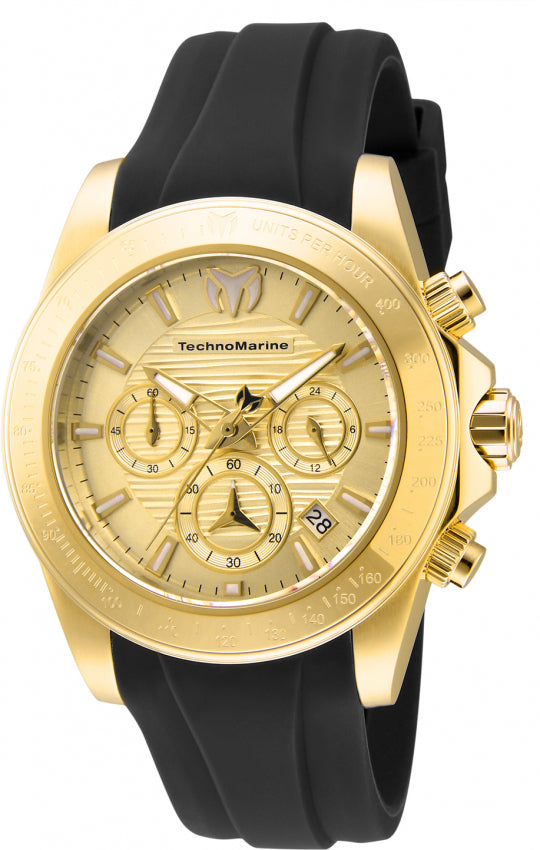TechnoMarine Manta Men's Watch 42mm, Black