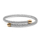 CHARRIOL Stainless Steel Rose Gold Bangle, Size L