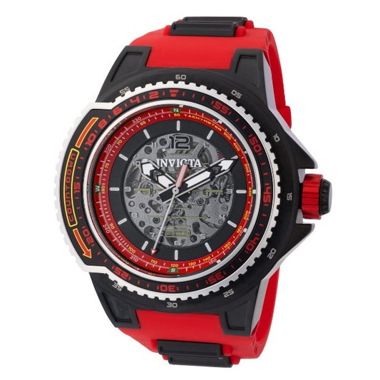 Invicta Aviator Automatic Men's Watch - 53.5mm, Black, Red