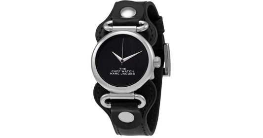 MARC JACOBSThe Cuff Quartz Black Dial Ladies Watch 32mm