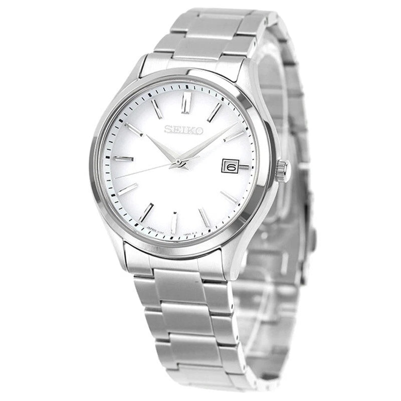 seiko27: Seiko Solar Quartz Selection Limited Model SBPX143 Mens Watch 38.7mm