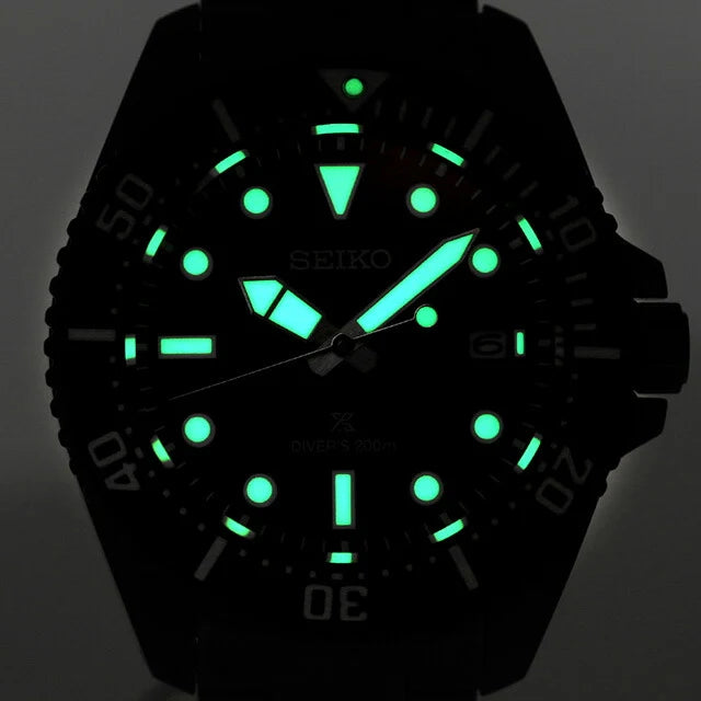 seiko34: Seiko Solar Quartz Prospex Diver Scuba SBDJ065 Mens Watch  41mm