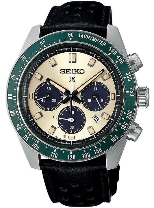seiko23: Seiko Solar Quartz Chronograph Prospex Speedtimer SBDL115 Mens Watch 41.4mm