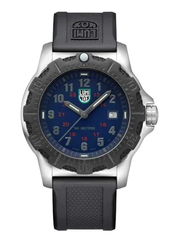 Luminox Manta Ray Steel Quartz Blue and White Dial Men's Watch