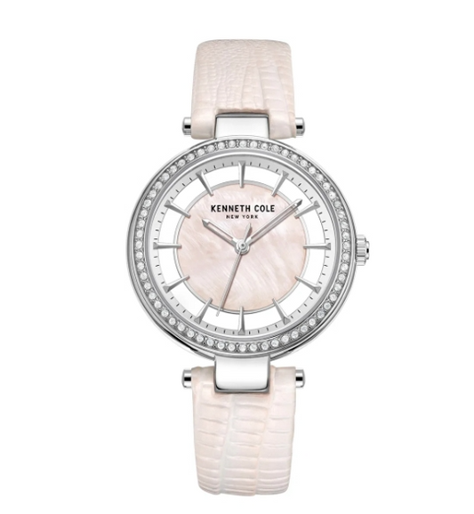 Kenneth Cole Quartz Pink Mother-of-Pearl Dial Women's Watch