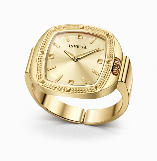 Invicta Mini Angel Women's Ring Watch - 24mm, Gold