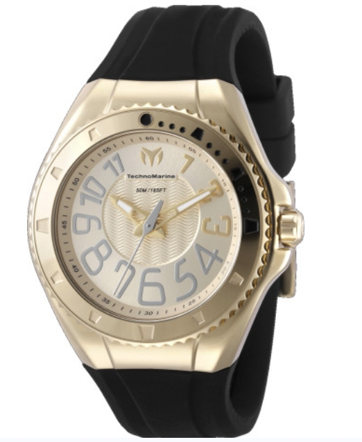 TechnoMarine Lusso Mare Unisex Watch - 38mm, Black
