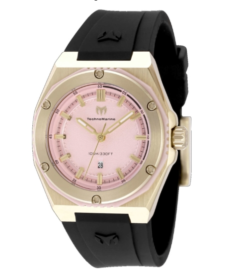 Technomarine Coral Legacy Quartz Pink Dial Women's Watch 36mm