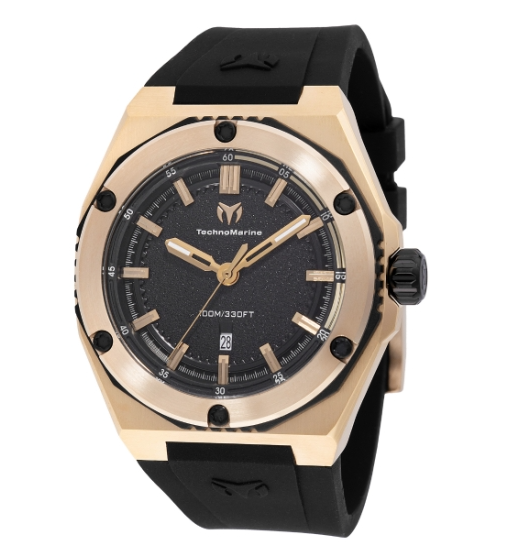 TechnoMarine Coral Legacy Sport Men's Watch - 45mm, Black