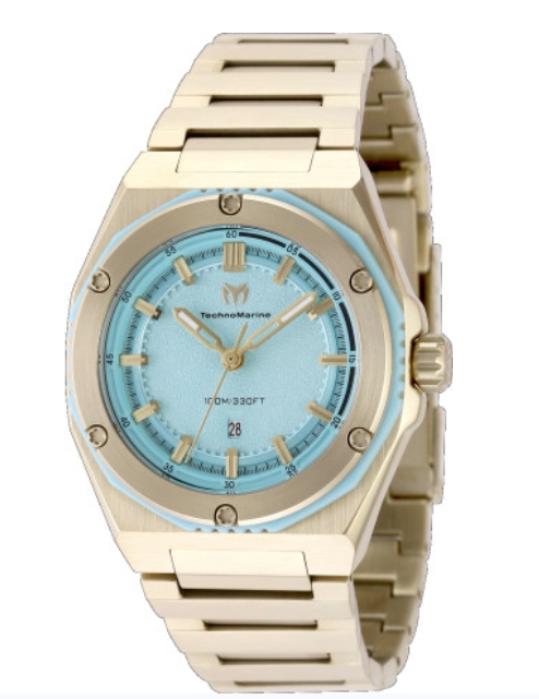 TechnoMarine Coral Legacy Quartz Green Dial Women's Watch 36mm