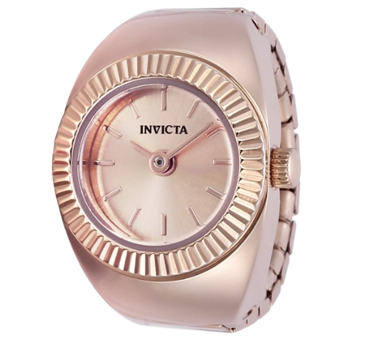 Invicta Mini Angel Women's Ring Watch - 16.5mm, Rose Gold