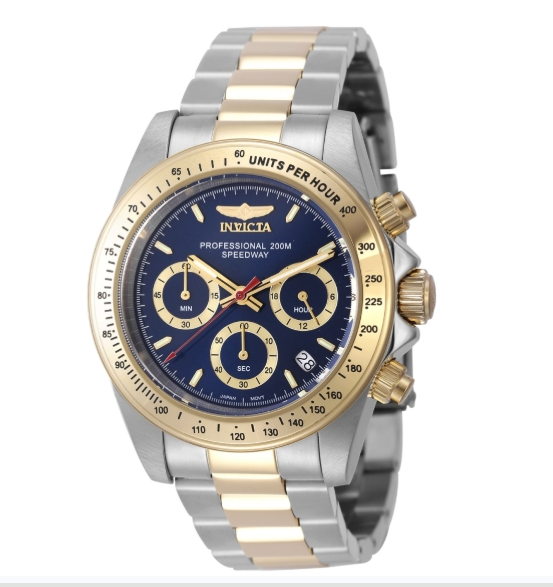 Invicta Speedway Men's Watch - 40mm, Gold, Steel