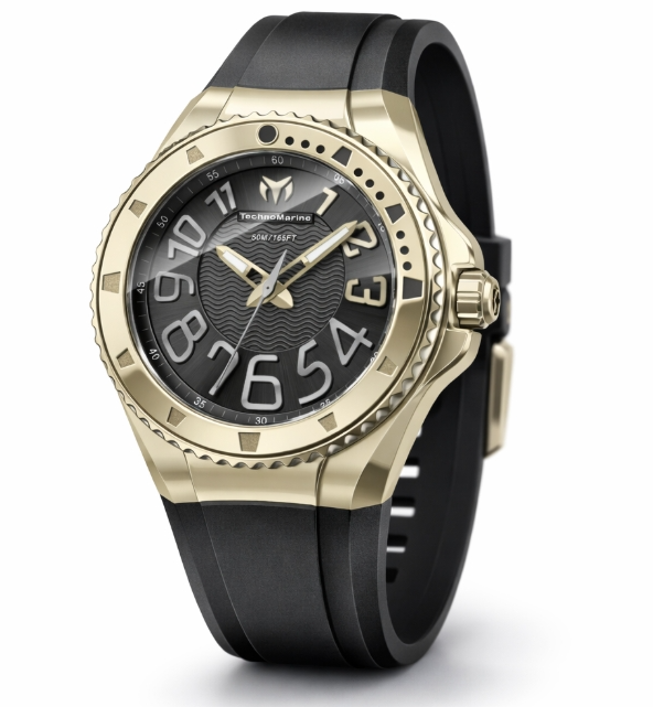 TechnoMarine Lusso Mare Unisex Watch - 38mm, Black
