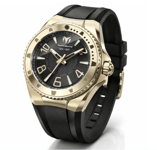 TechnoMarine Lusso Mare Men's Watch - 44mm, Black