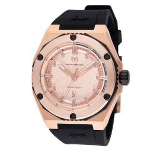 Technomarine Coral Legacy Quartz Rose Gold Dial Men's Watch