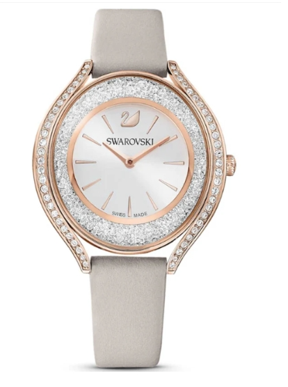 Swarovski Chrystalline Aura Quartz Silver Dial Women's Watch