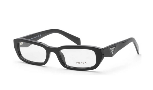 Prada Women's Black Rectangular Opticals