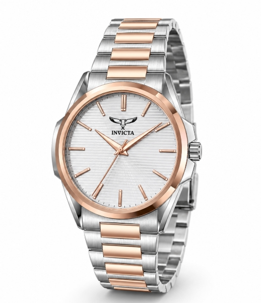 Invicta Specialty Men's Watch - 44mm, Silver, Rose Gold