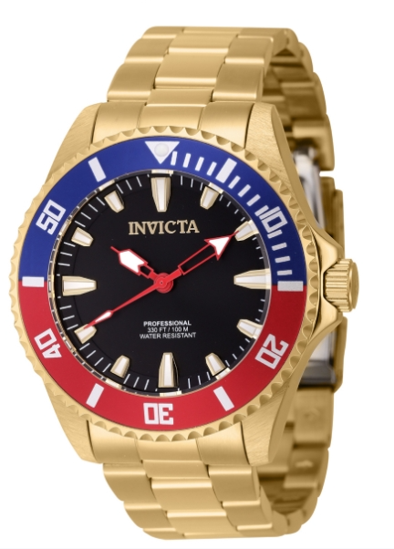 Invicta Pro Diver Men's Watch - 44mm, Gold