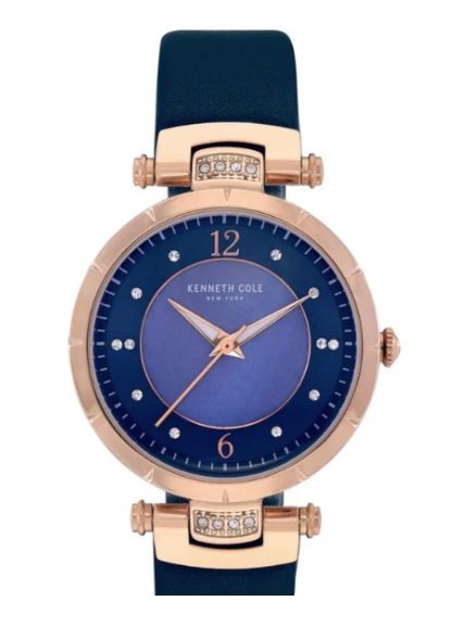 Kenneth Cole Quartz Blue Mother-of-Pearl Dial Women's Watch
