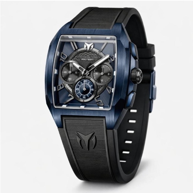 TechnoMarine Aqua Quadrant Men's Watch - 41mm. Black